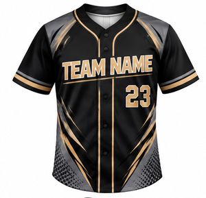 Vente en gros de maillots de baseball américains personnalisés de style Los Angeles, respirants, en polyester, à manches courtes, avec broderie, uniforme de baseball - Product Image 6