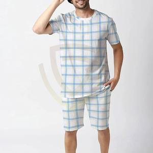 Ensemble de survêtement décontracté et confortable pour homme, 2 pièces, t-shirt et short, avec poches, style sportif, pour l'été - Product Image 4