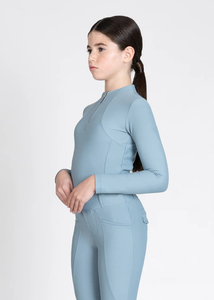 Couche de base confortable en tissu extensible pour enfants, idéale pour l'équitation, respirante et confortable - Product Image 6
