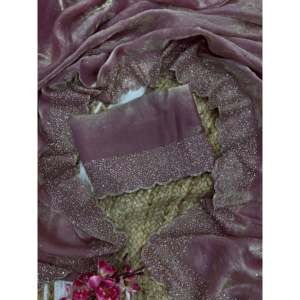 Vestido de noche de diseñador Party Wear Saree con Jarkhan Diamond Work - Product Image 3