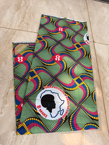 Tela de Algodón 100% con Estampado Africano Personalizado de Primera Calidad, Estilo Twill Rib, para Prendas de Moda y Decoración, Fabricante OEM ODM - Product Image 2