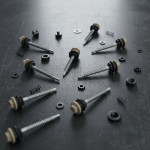PDC Model 12 Hex Head Self Drilling <b>Screw</b> Carbon Steel Class 4.8 & 6.8 Zinc/<b>Galvanized</b> Coarse Thread Inch - Product Image 1