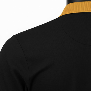 Camiseta de Cuello Alto de Manga Corta para Hombre, Corte Regular, Tejido de Punto, con Serigrafía, Precio de Fábrica al por Mayor - Product Image 5