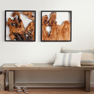 Handcrafted Cedar Wood Picture <b>Frames</b> 12x16 Natural Honey-Gold Wholesale - Product Image 1
