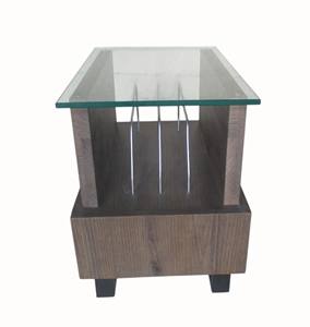 เก้าอี้ข้างเตียงดีไซน์ทันสมัยจากไม้ป็อปลาร์ สำหรับห้องนั่งเล่น ห้องนอน ทรงกลม สไตล์โมเดิร์น - Product Image 3