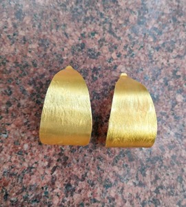 Metal Craft Professional Manufacturer Brass <b>Earrings</b> <b>Top</b> Tier Brass <b>Earrings</b> Solid Color Custom Factory Item Use Brass <b>Earrings</b> - Product Image 6