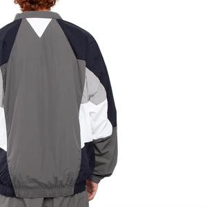 Conjunto Corto de Chaqueta Cortavientos y Pantalón de Chándal de Nylon Vintage 2026 para Hombre, Azul Carolina y Blanco - Product Image 3
