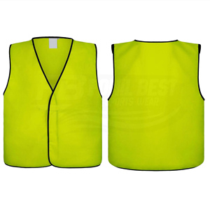 Chalecos de Seguridad de Alta Visibilidad Unisex, Transpirables, de Poliéster, Hechos a Medida, de Color Sólido, Precio de Fábrica al por Mayor - Product Image 3