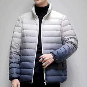 Wholesale <b>Top</b> Quality Custom Logo Nylon Winter Quilted Jacket <b>Bubble</b> Coat Men Puffer Jacket New Design Reasonable Price OEM - Product Image 4
