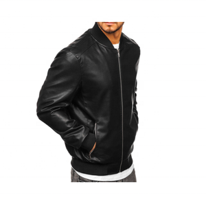 Chaquetas Bomber de Invierno de Lujo, Más Vendidas, con Cuello Alto, Hechas con Piel de Vaca para Hombre - Product Image 3