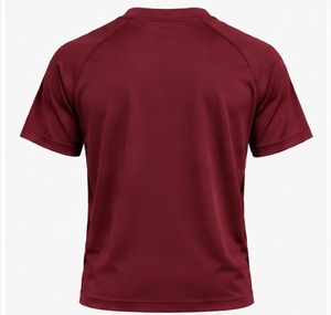 Index Apparel <b>Men's</b> Maroon <b>Short</b> <b>Sleeve</b> T-Shirt Regular Fit O-Neck Printed Casual Quick Dry Knitted Polyester - Product Image 4