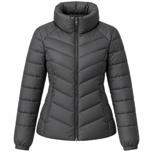 Chaquetas Acolchadas de Invierno para Mujer, Estilo Nuevo, Dos Tonos, Cuello Casual, Chaqueta Acolchada para Mujer, Venta al Por Mayor - Product Image 4