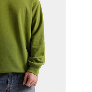 The 1994 "Box Fit" Heavyweight Pullover with <b>Dropped</b> Armholes and Enzyme-Washed Charcoal Texture - Product Image 3