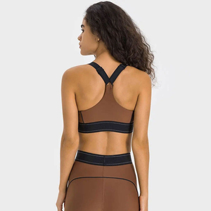 3 Piece Activewear Yoga Sets <b>Leggings</b> Shorts and <b>Crop</b> Top Set Halter Neck Backless Yoga Sets Trendy <b>Women</b> Gym Fitness Suit - Product Image 3