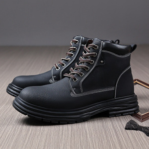 Botas Martin para Hombre, Nueva Llegada 2026, Botas Cortas de Invierno con Suela Gruesa, Calzado de Invierno, Botas Cortas de Cuero - Product Image 2