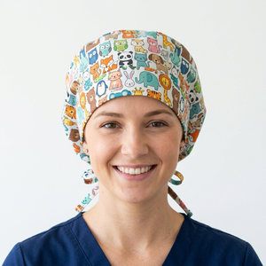 Solid Color Hospital Working <b>Caps</b> Women Men Laboratory Clinic Short Hairs Soft Dentist Doctor <b>Scrub</b> Hat Weith Sweat Band - Product Image 3
