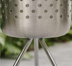 Meilleur design de jardinière à fleurs, fournitures en gros, jardinière à fleurs finition argentée, pot de fleurs personnalisé en usine - Product Image 5