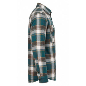 Mens Bold Breathable, Buffalo Plaid Long Sleeve Button Down Flannel <b>Shirt</b> Featuring Dual Chest Pockets And Heavyweight Cotton - Product Image 4