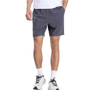Shorts de sport pour homme, solides, écologiques, respirants et légers, pour l'entraînement, la remise en forme, la course à pied - Product Image 1
