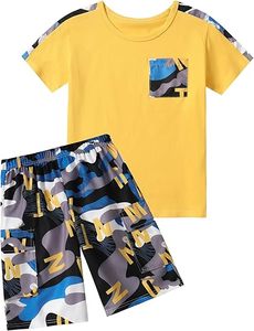 Conjunto de Camisa y Pantalones Cortos de Verano para Hombre, Traje Casual de Dos Piezas, Ligero y Transpirable, Venta al Por Mayor - Product Image 2