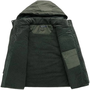 Fleece Lined <b>Parka</b> <b>Jacket</b> Warm Winter Outdoor Coat Waterproof Comfortable Hooded Outerwear Wholesale Factory Repellent - Product Image 3