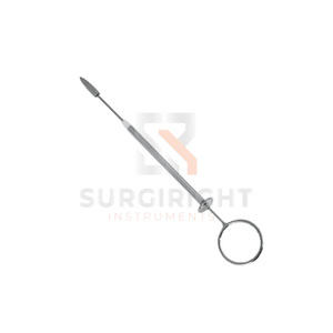Extracteur de tumeurs du mamelon Hug's en acier inoxydable, instrument vétérinaire pour l'élimination des polypes et tumeurs du canal mamelonnaire chez le bétail, par Blush - Product Image 2