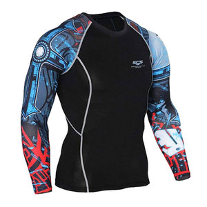 Service OEM, Combinaison de Compression pour Hommes, Séchage Rapide, Respirante, Vêtements de Sport, Combinaison de Compression, Fabricant d'Usine - Product Image 3