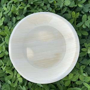 Plato de Hoja de Areca para Barbacoa, Vajilla Biodegradable y Compostable, Venta al por Mayor Directa de Fábrica, Platos de Hoja de Plátano de Vietnam, Cubiertos de Palma - Product Image 5