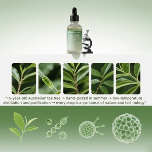 Suero para el tratamiento del cuero cabelludo del árbol del té detiene la caspa y la picazón del cuero cabelludo, estimula el crecimiento del cabello para hombres/mujeres 100% aceite Natural - Product Image 3