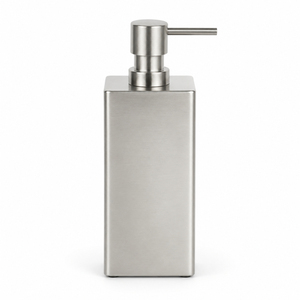 Modern Stainless Steel Soap Dispenser Square Metal Hand Wash <b>Lotion</b> <b>Pump</b> <b>Bottle</b> For Luxury Hotel Bathroom And Kitchen Sink <b>Bulk</b> - Product Image 1
