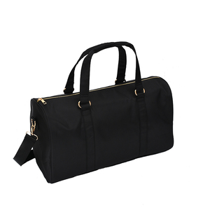 Sac de voyage unisexe personnalisé en toile rose avec logo, idéal pour le sport, la gym, les week-ends, pour femmes et hommes, vente en gros - Product Image 6