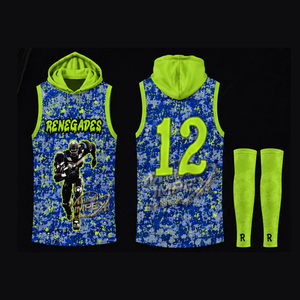 The Wrong Neighborhood - Camiseta sin mangas con capucha para hombre, para juego 7v7, sublimada, de secado rápido, corte atlético, talla 11 - Product Image 4
