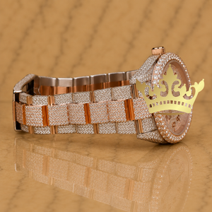 Mens Luxury Iced Out Watch Silver VVS Moissanite Diamond Hip Hop Custom <b>Wristwatch</b> in Black Dial High Quality Full Pave - Product Image 3