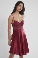 En Gros Robe de Nuit Élégante Sans Manches pour Femmes, Pyjama Grande Taille pour Femmes, Ensemble Lingerie Sexy de Nuit 2 Pièces Tenue d'Intérieur