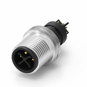 M12 S-Coded Moldeado con Cable Conector Impermeable - Product Image 1