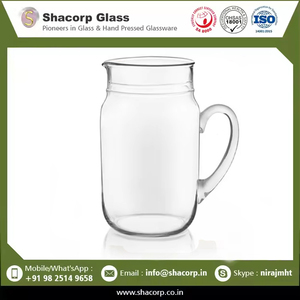 Carafe en verre moderne avec poignée antidérapante pour un versement sûr et confortable – Meilleur fournisseur - Product Image 6