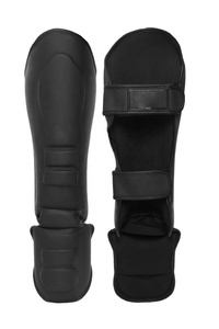 Wholesale MMA Leg Foot Guards Shin <b>Pads</b> Instep Leather Guards Kick Boxing Taekwondo <b>Foam</b> <b>Pads</b> with Protection Function - Product Image 3