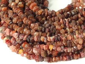 Cuentas de espinela natural en bruto, pepitas sin cortar, hilo de 16 pulgadas, 5-10 mm, certificadas por terceros, multicolor, para fabricación de joyas DIY - Product Image 2