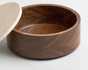 Boîte à chapati en bois de qualité supérieure, conteneur de rangement pour roti fait à la main avec couvercle, boîte à pain traditionnelle pour la cuisine, la table à manger, l'usage domestique - Product Image 3