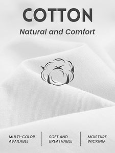 Camisetas de manga corta de algodón para hombre, camiseta que absorbe la humedad, cuello redondo, camisetas ligeras de verano - Product Image 5