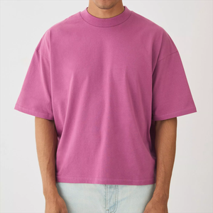 T-shirt décontracté d'été pour homme, bleu clair tie-dye, à manches courtes, coupe ample, couleur unie, avec logo vierge - Product Image 6