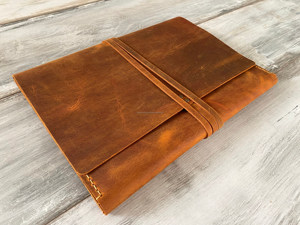 Organisateur de bureau en cuir, anti-odeur, protection robuste, étui pour carnet A5 rechargeable, pochette pour carnet, étui de protection, LNBC-0123 - Product Image 4