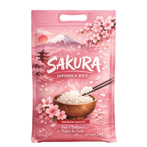 Arroz Blanco Orgánico de Grano Mediano Estilo Kokuho Rosa de Calidad Auténtica Premium para Sushi, Venta al por Mayor OEM para Restaurantes de Vietnam - Product Image 3