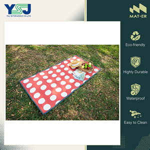 Top Quality Waterproof Classic Design Rug Pattern Outdoor Round Carpets 100% Polypropylene Plastic <b>Roll</b> <b>Mat</b> for Picnic/Beach - Product Image 6