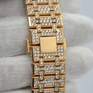 Montre BOJ A.P.53 entièrement en or jaune, cadran à aiguilles, mouvement automatique, diamants VVS, moissanite, montre pour homme, montre de luxe, montre à prix bas - Product Image 6