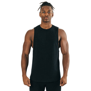Débardeur personnalisé avec logo pour hommes, prix de gros abordable et coupe confortable, vêtements de sport pour hommes. - Product Image 1