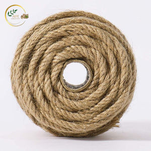 Corde en jute robuste – Cordon torsadé naturel écologique pour l'aménagement paysager, le jardinage et la décoration intérieure - Product Image 2