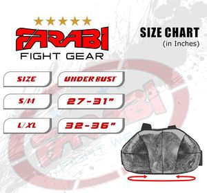 เสื้อเกราะป้องกันอกสำหรับผู้หญิง Farabi PU สีดำขาว อุปกรณ์ป้องกันสำหรับชกมวย เทควันโด ยูโด คาราเต้ MMA อุปกรณ์ฝึกซ้อม ทนทาน - Product Image 5