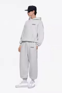 Ensemble de survêtement pour homme, personnalisé, de qualité supérieure, avec capuche, fermeture éclair intégrale, pour l'hiver, idéal pour le sport, la gym et le jogging - Product Image 5