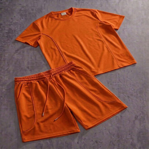 Conjunto de Ropa Informal para Hombre de Jacquard Enterprises, Camisa de Manga Corta y Pantalones Cortos Cómodos para Días Relajados de Verano - Product Image 1